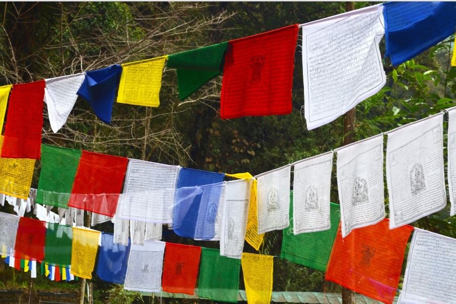 Prayer flags by Travel Jaunts